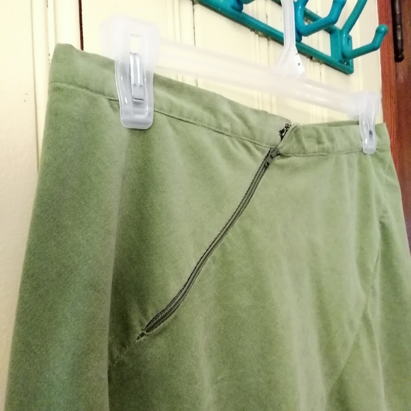 Custom Corduroy Swing Midi Skirt, Size 12 - Picture 4 of 5